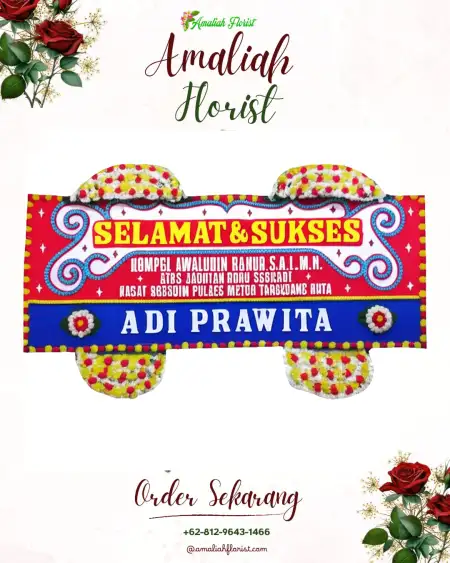 Papan Bunga Ucapan Selamat Sunggingsari